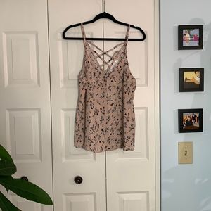 Soft Pink Floral Tank